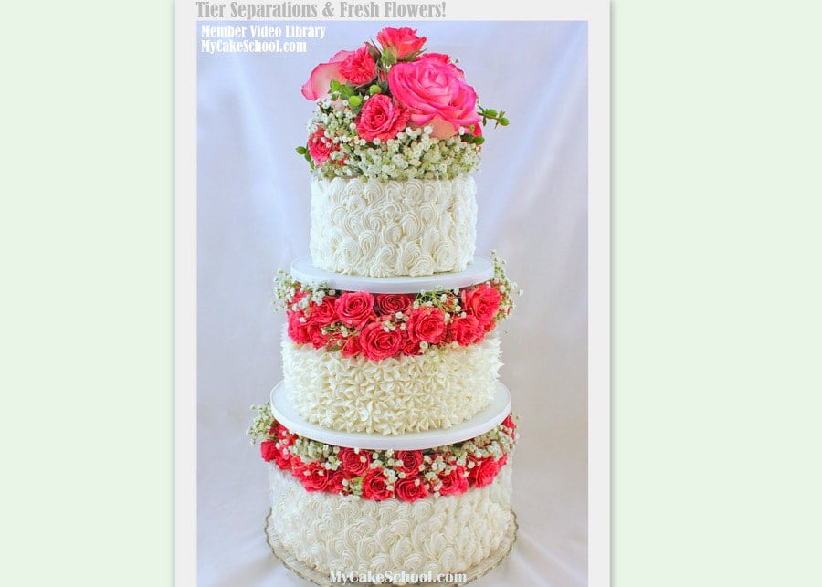 vertical and 13 Fresh published to ruffles buttercream  Flowersâ€“Video September Separations  on how Tier make