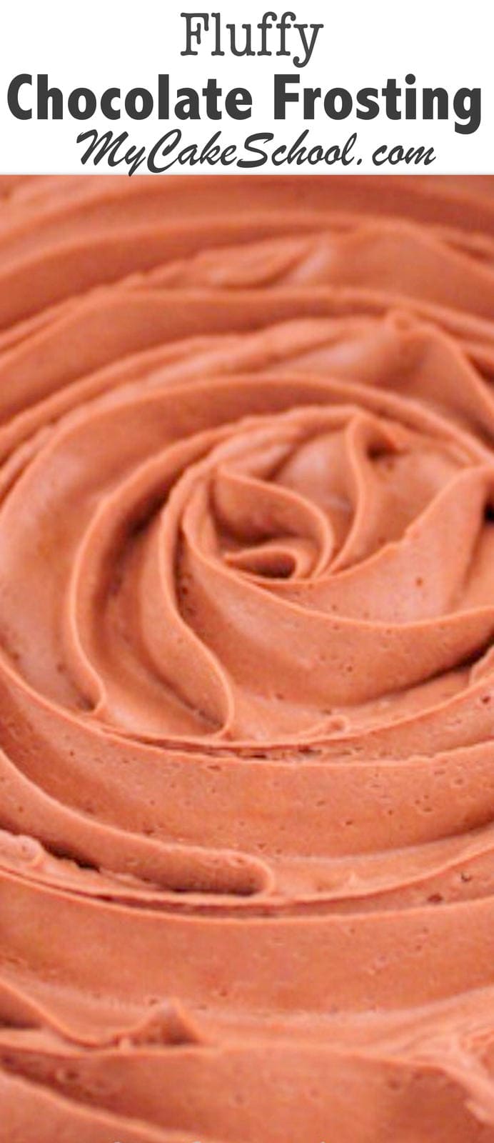 Fluffy Chocolate Frosting | My Cake School