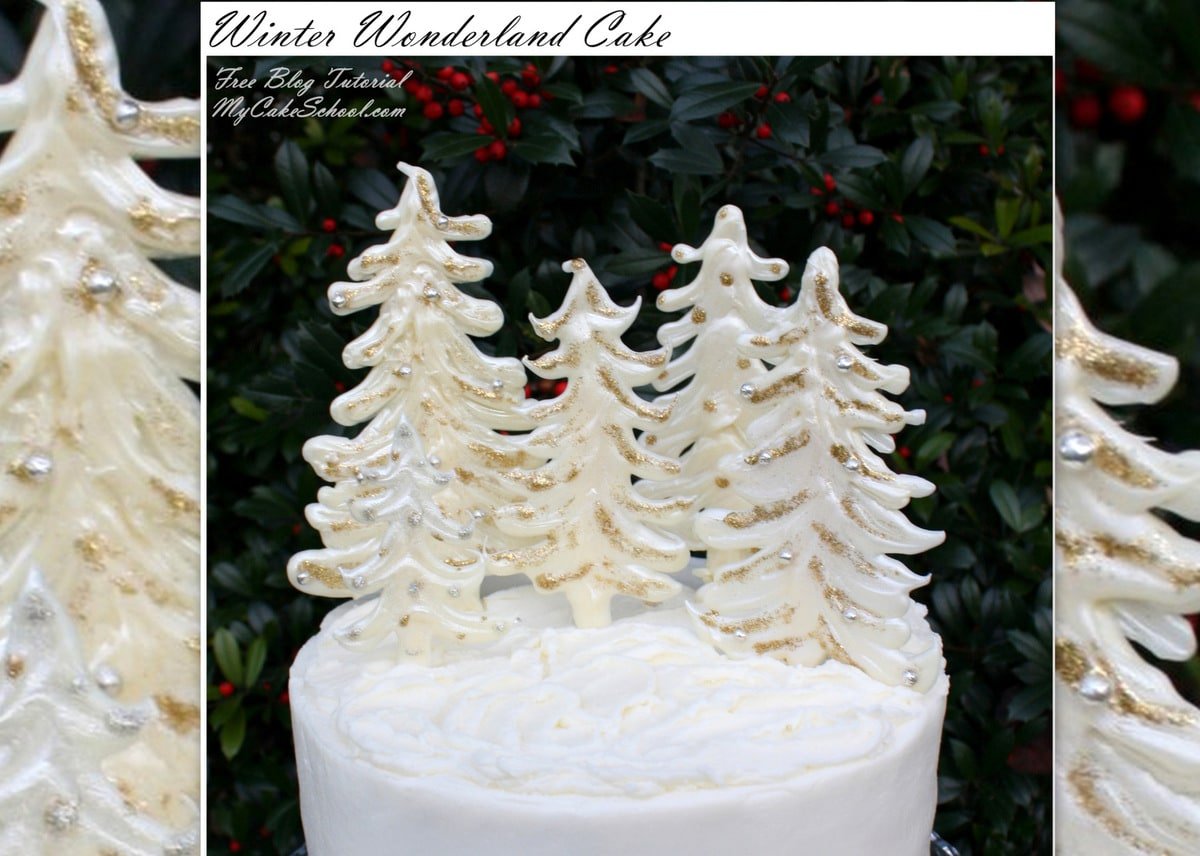 Winter Wonderland Of White Chocolate Trees Blog Tutorial
