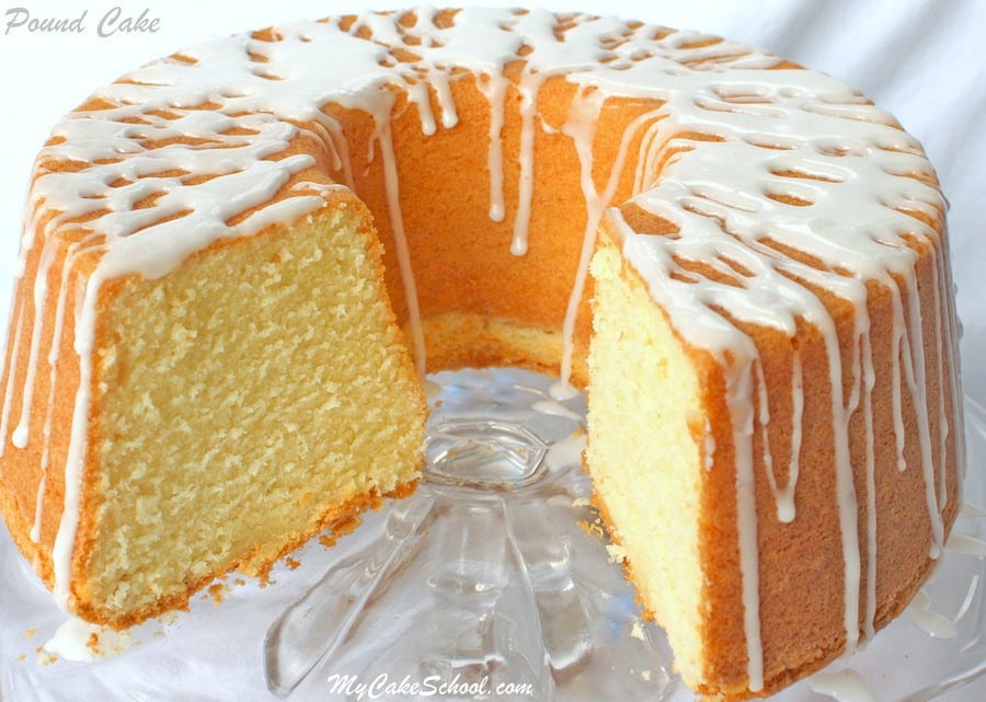 Deliciously Moist and Flavorful Classic Pound Cake Recipe by MyCakeSchool.com
