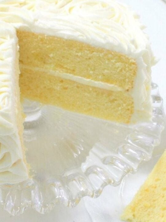 Lemon Chiffon Cake - My Cake School