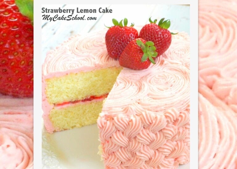 Lemon Strawberry Cake