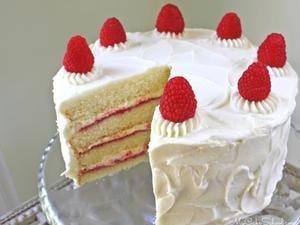 White Chocolate Raspberry Cake from Scratch - My Cake School