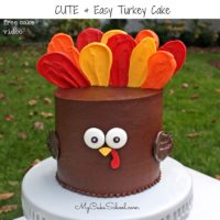 Easy Turkey Cake- Free Video Tutorial | My Cake School