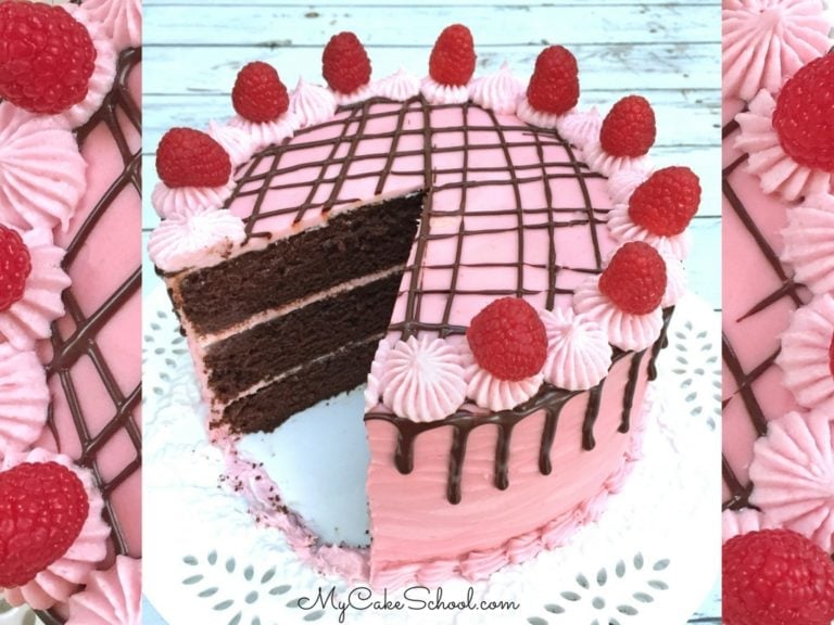Devil's Food Cake with Raspberry Filling- Scratch Recipe