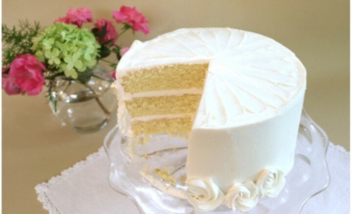 50 Favorite Scratch Cake Recipes My Cake School   Vanilla Buttermilk Cake Featured Image  720x439 