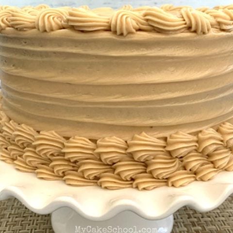 Espresso Cream Cheese Frosting - My Cake School