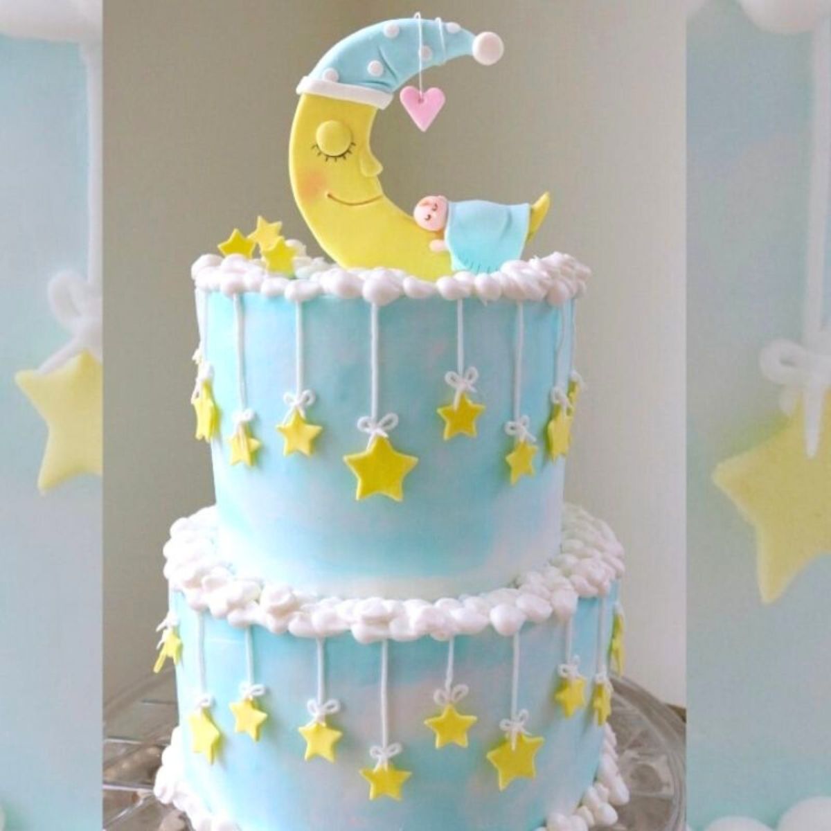 Baby and Moon Cake- A Video Tutorial - My Cake School