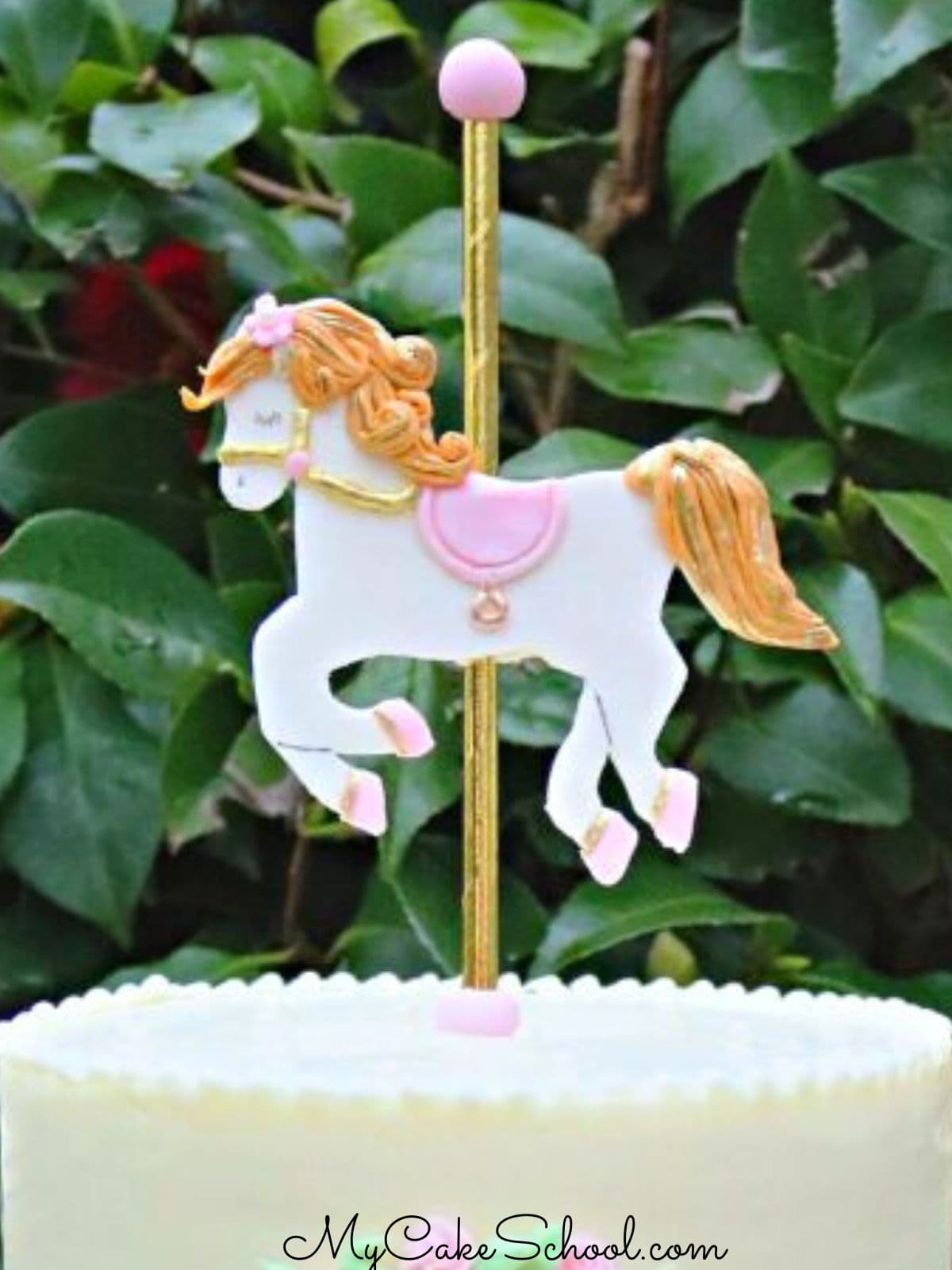 Carousel Horse Cake Topper- A Cake Video Tutorial - My Cake School