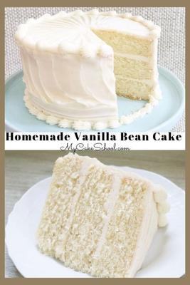 Vanilla Bean Cake Recipe - My Cake School