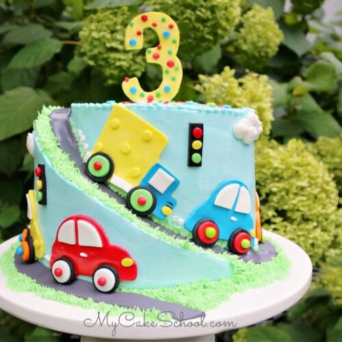 Cars and Trucks! A Cake Tutorial - My Cake School