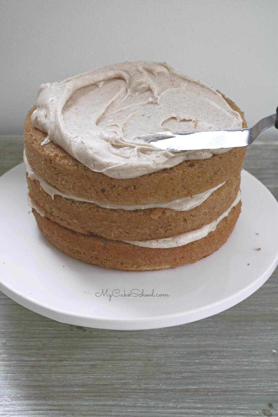 Spice Cake from Scratch with Orange Spice Cream Cheese Frosting - My ...