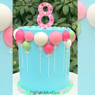 Sweet Chocolate Balloons Cake!- Member Cake Video Tutoriall