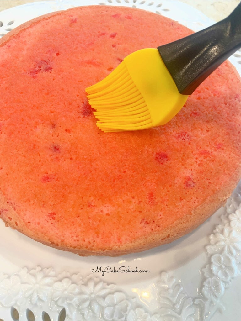 Cherry Layer Cake A Doctored Cake Mix Recipe My Cake School 1246