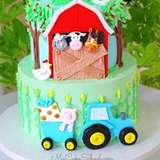 Farm Birthday Cake