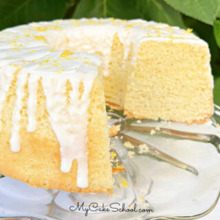 This delicious Lemon Chiffon Cake is so light and airy!