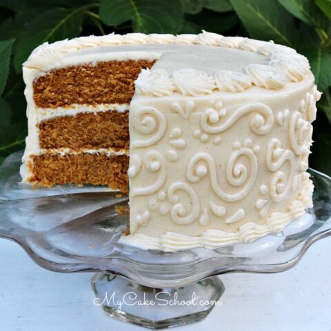 Pumpkin Gingerbread Cake image