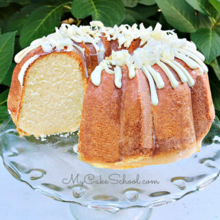 White Chocolate Pound Cake