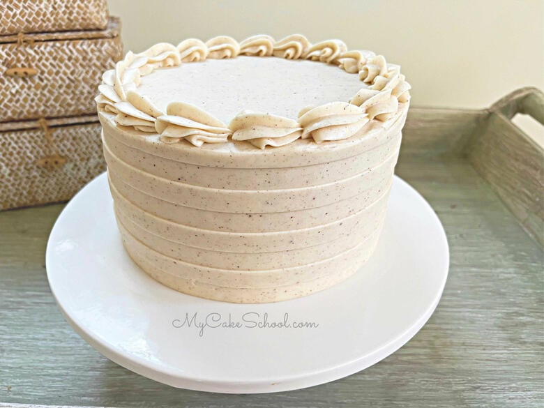 Eggnog Latte Cake - My Cake School