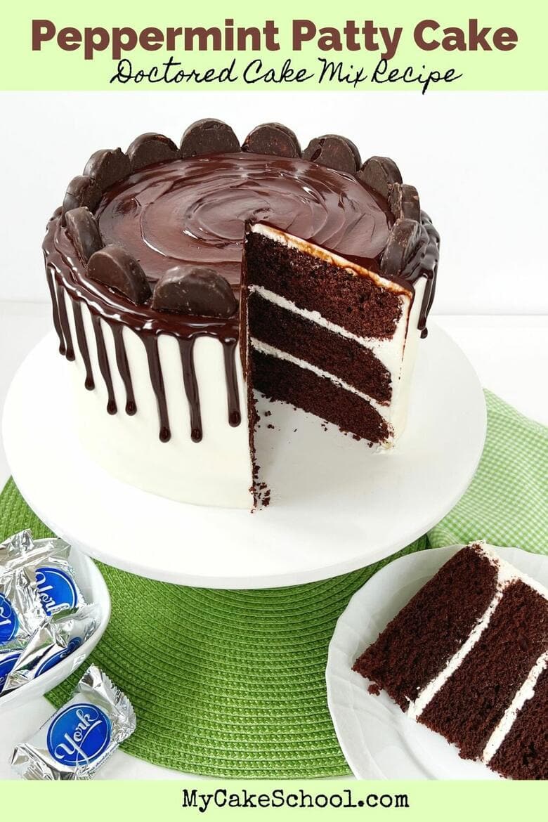 Peppermint Patty Cake (cake Mix) - My Cake School