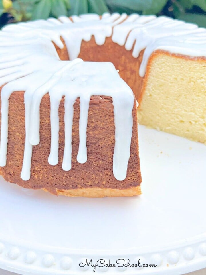 Lemon Cream Cheese Pound Cake My Cake School 8363