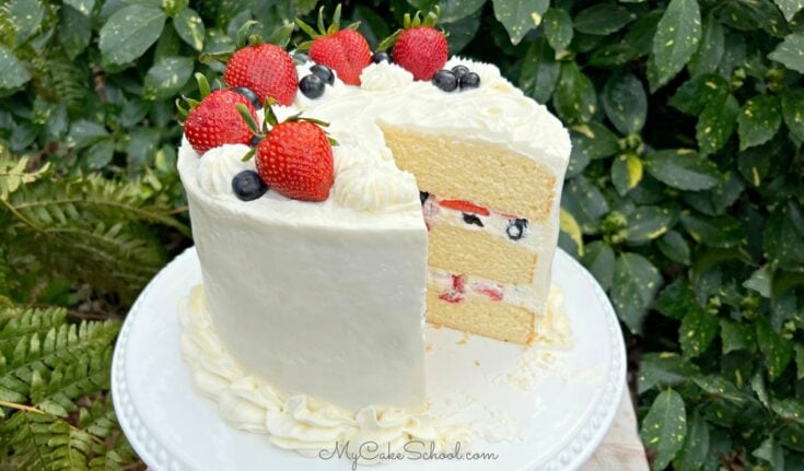 Berry Chantilly Cake - My Cake School