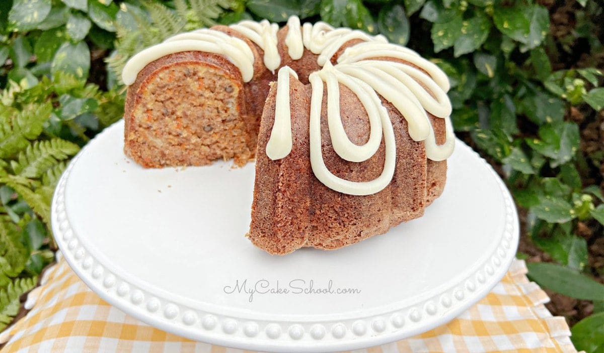 Spiced Mini Carrot Bundt Cakes with Cream Cheese Glaze