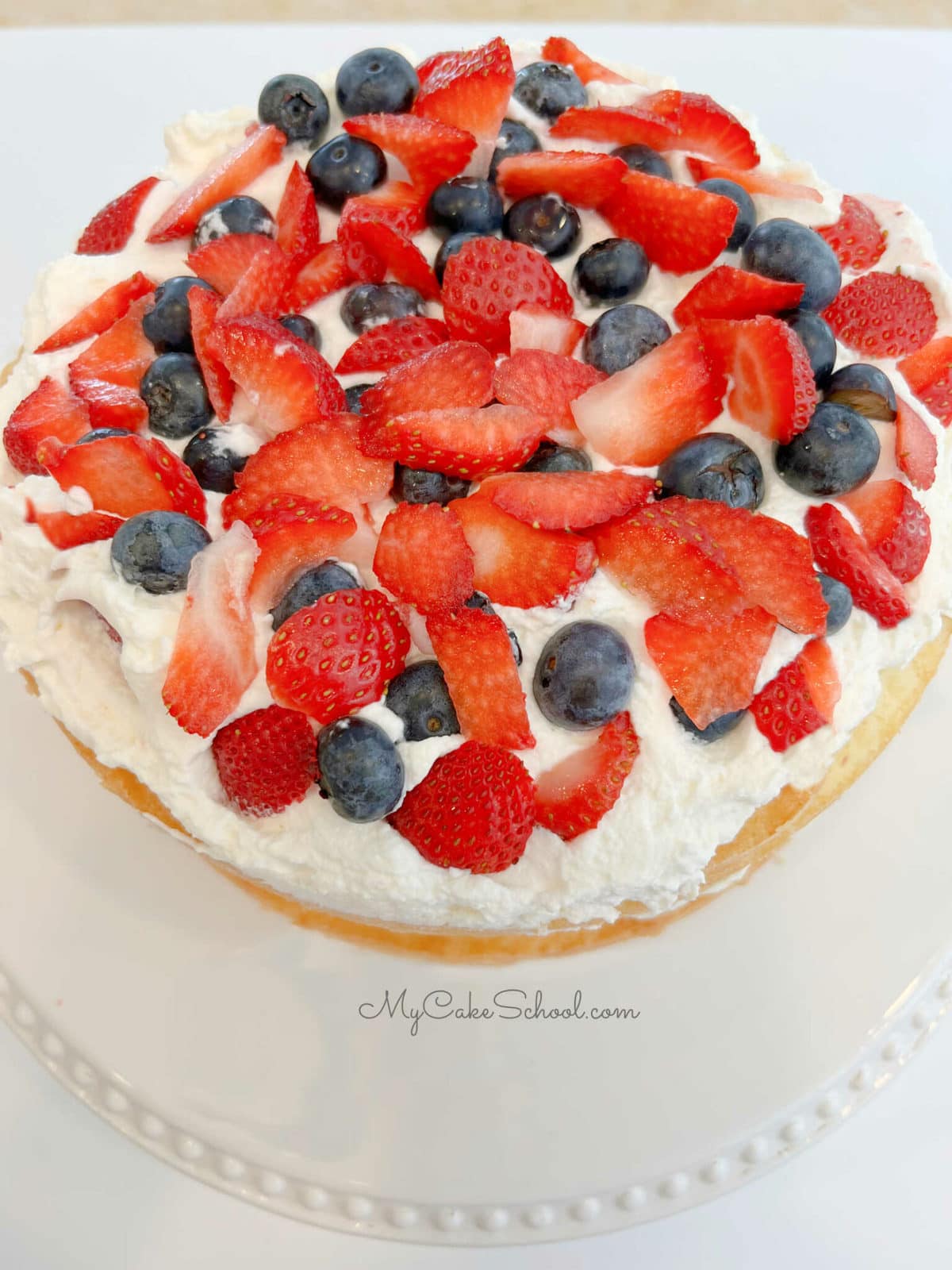 Berry Chantilly Cake - My Cake School