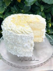 Coconut Velvet Cake - My Cake School