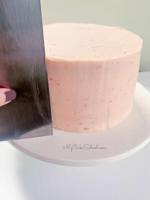 Homemade Strawberry Cake - My Cake School