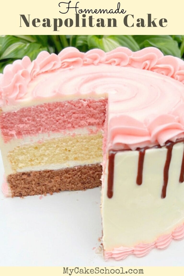 Neapolitan Cake - My Cake School