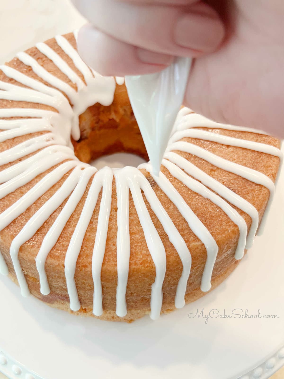 Cherry Almond Pound Cake - My Cake School