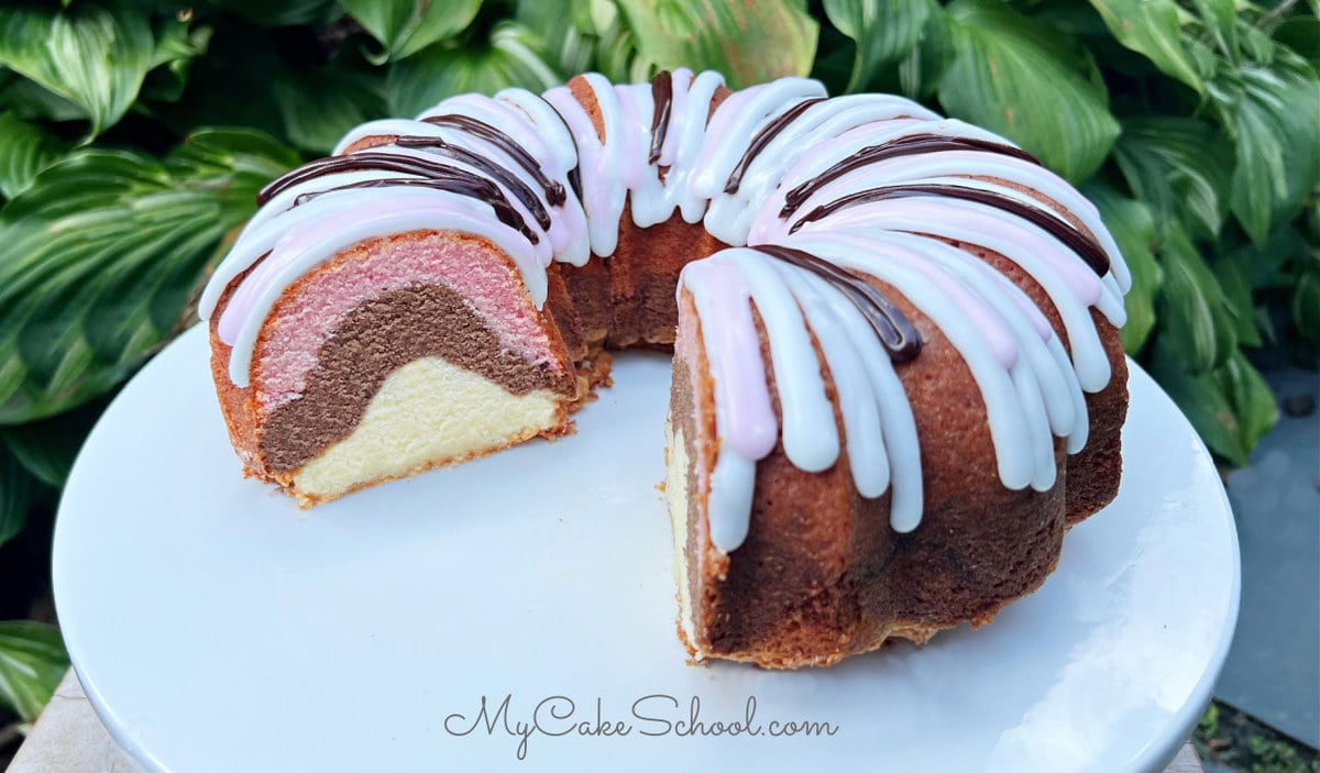 Neapolitan Marble Bundt Cake — The Boy Who Bakes