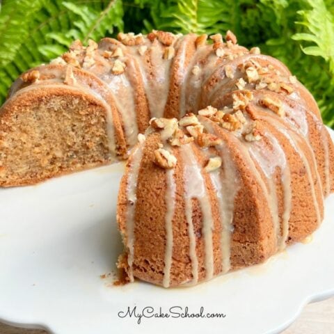 Apple Pecan Bundt Cake - My Cake School