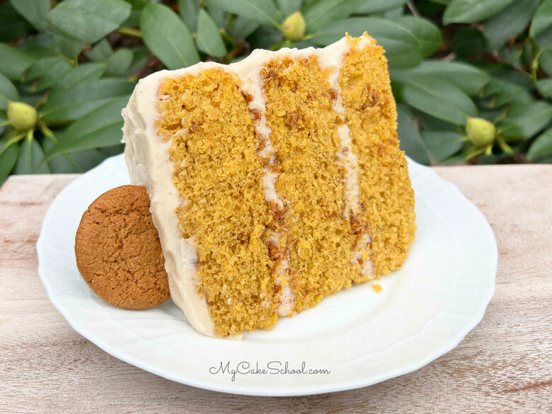 Pumpkin Gingersnap Cake My Cake School 9311