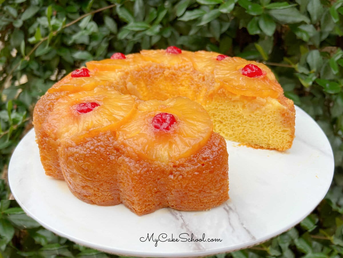 Pineapple Upside Down Bundt Cake (Quick & Easy Cake Mix Recipe!)