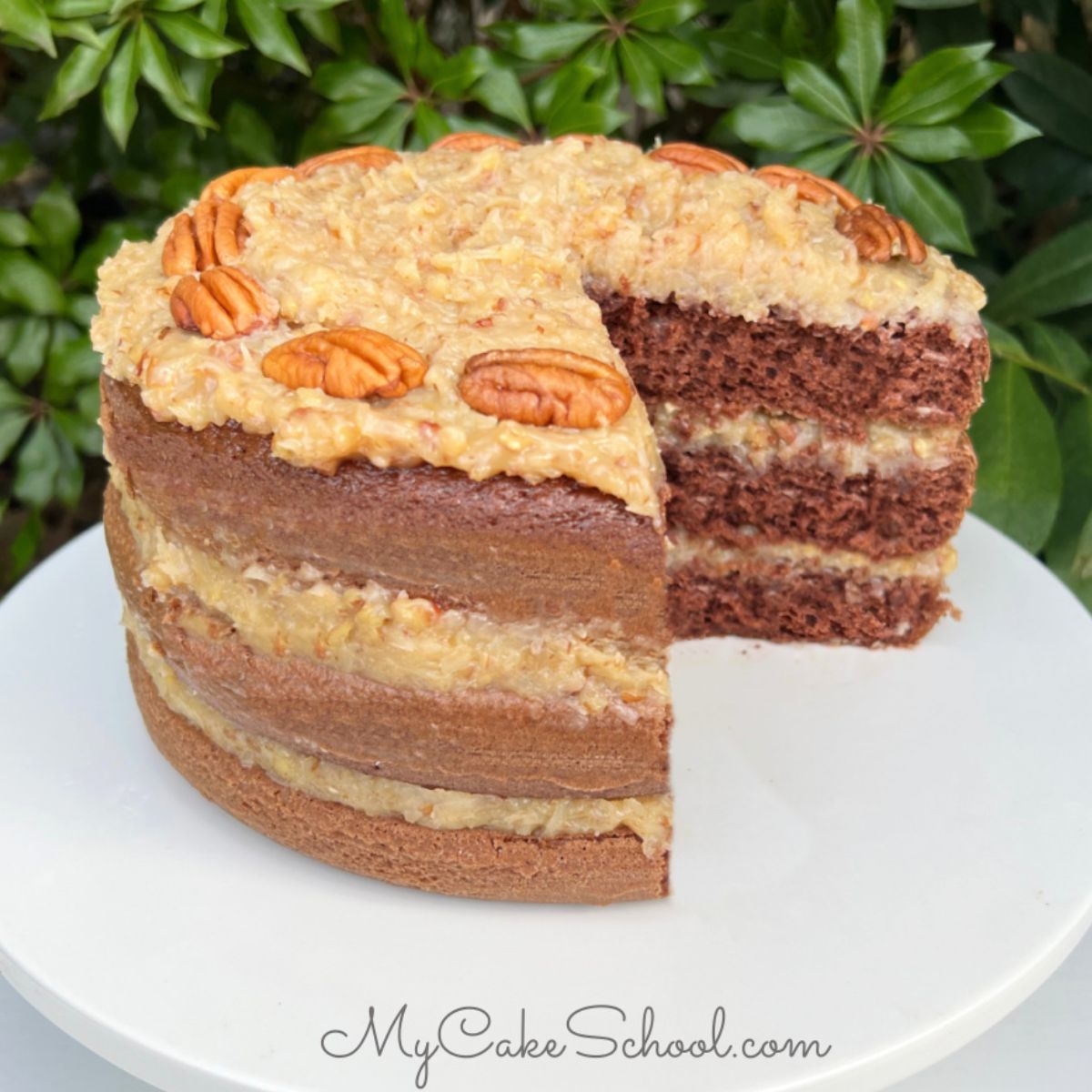 German Chocolate Cake Cake Mix Recipe My Cake School