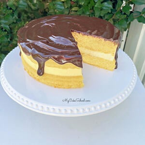 Boston Cream Cupcakes (cake mix) - My Cake School