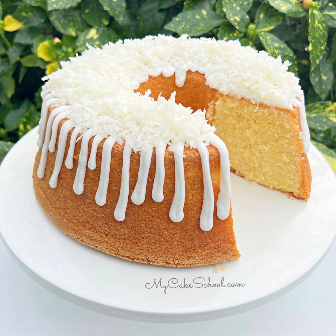 Coconut Bundt Cake with Lemon Filling - Desserts Required