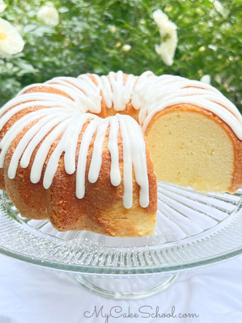 Buttermilk Pound Cake - My Cake School