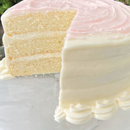 plain white cake