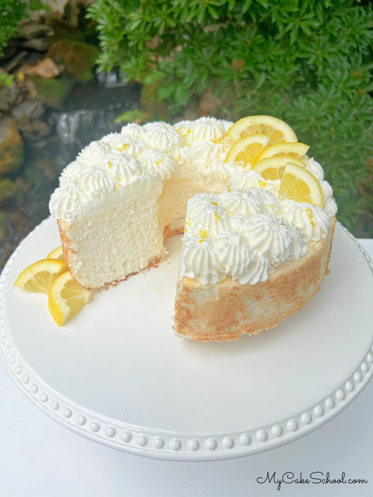 Lemon Angel Food Cake.