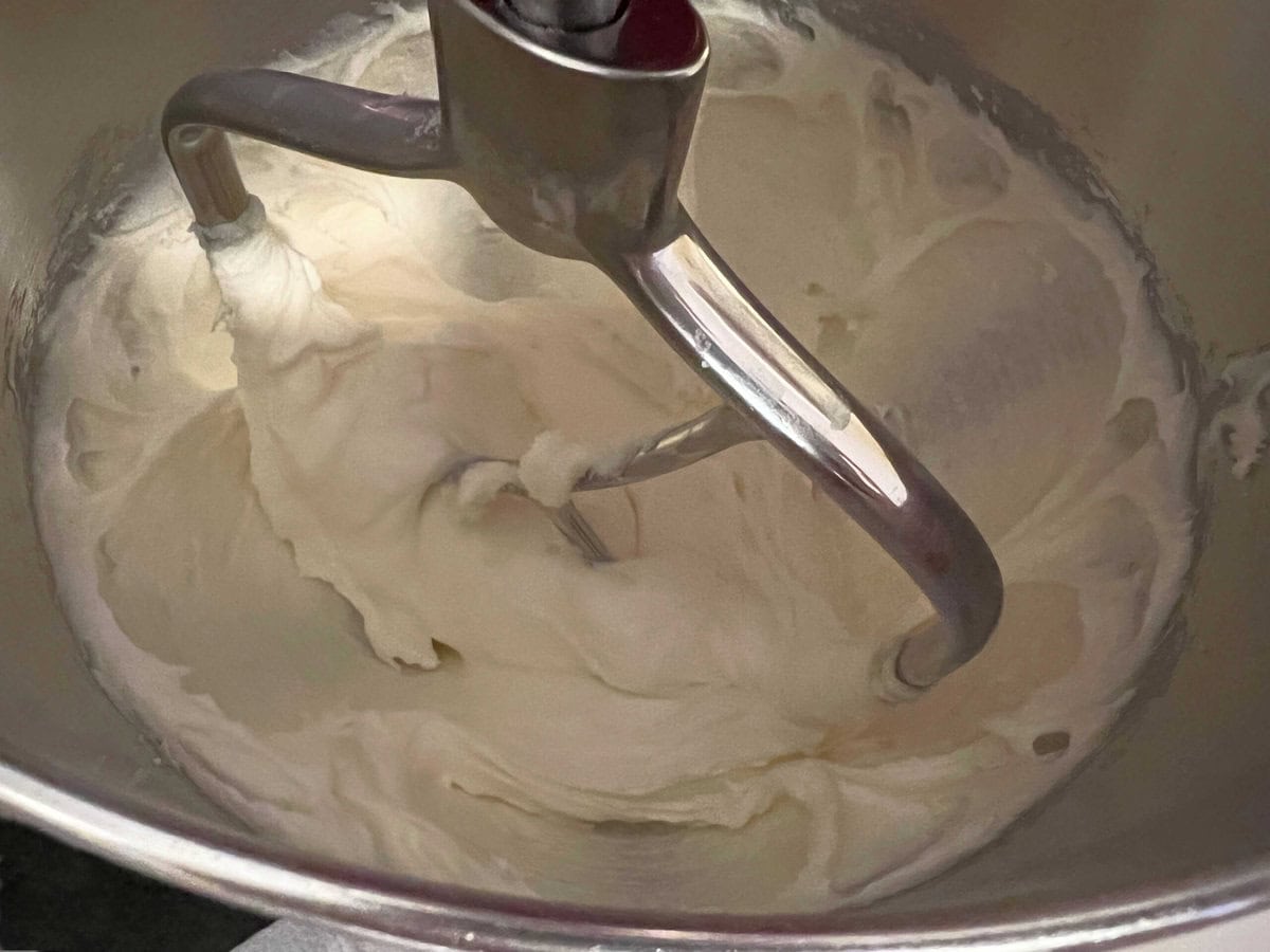 Mixing the Lemonade Layer Cake batter.