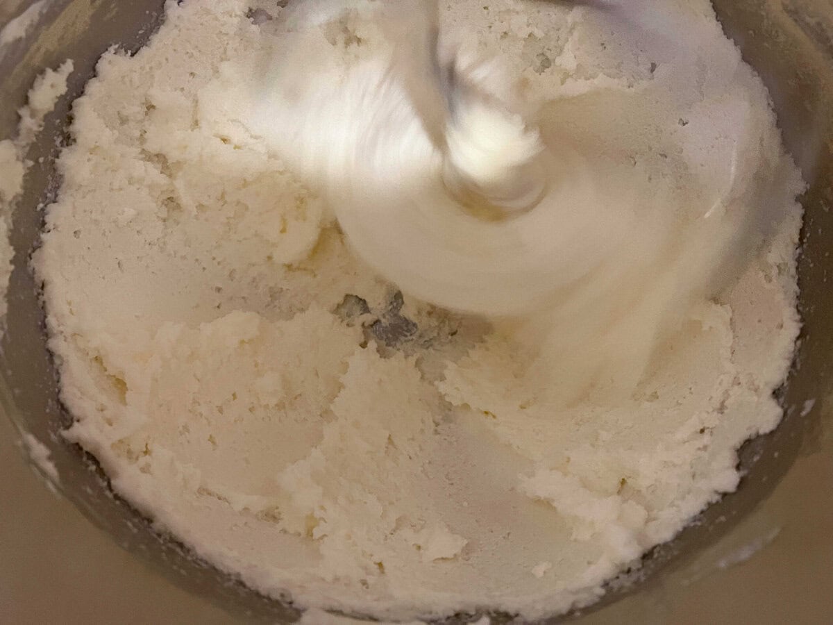 Butter and Sugar Mixing.