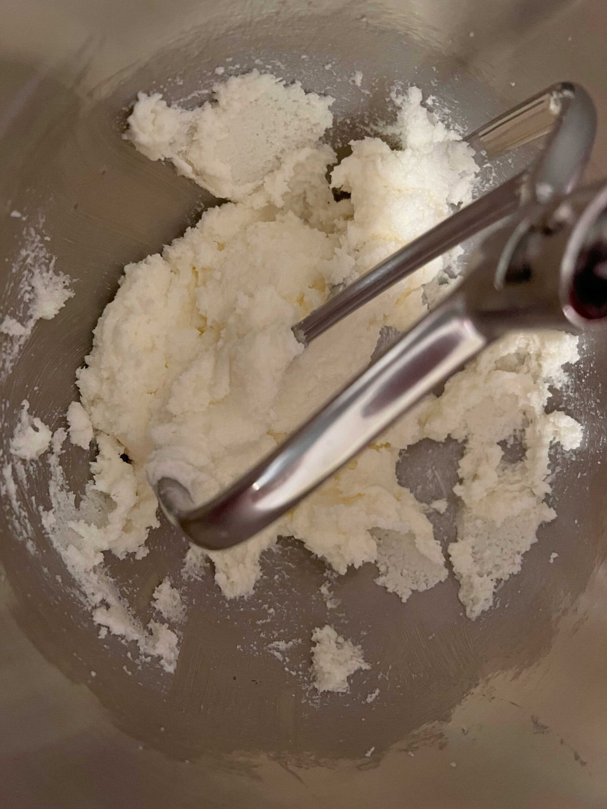 Butter and Sugar, mixing in the bowl.