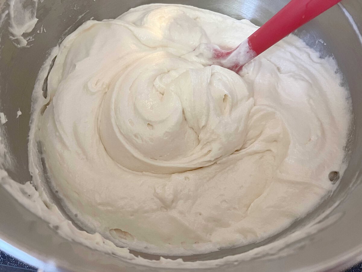 White Velvet Cake batter.